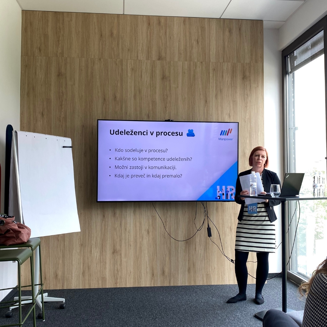 Mirjam Kmetič, specialistka za iskanje in selekcijo kadrov pri Manpower